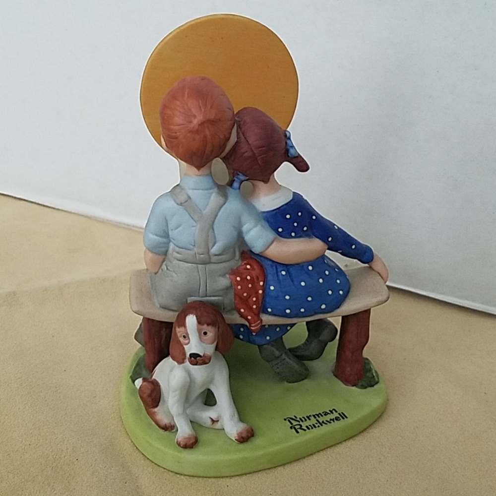 Norman Rockwell "Young Love" Danbury Mint Figurine